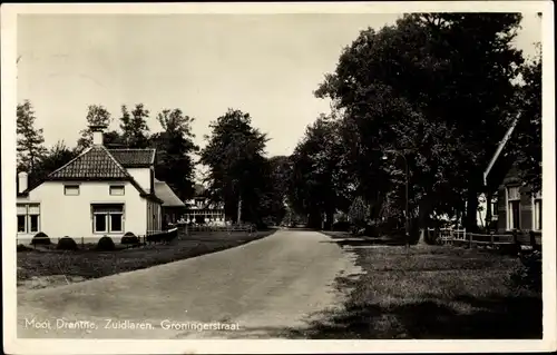 Ak Zuidlaren Drenthe Niederlande, Groningerstraat