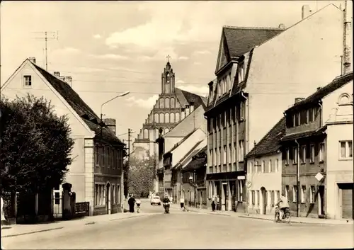Ak Kamenz in Sachsen, Weststraße, Giebelhaus