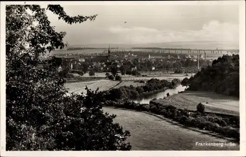 Ak Frankenberg an der Zschopau, Ausflugsort und Sommerfrische Lützelhöhe, Panorama