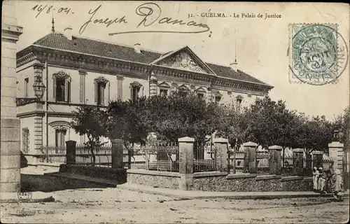 Ak Hammam Maskhoutine Guelma Algerien, Le Palais de Justice