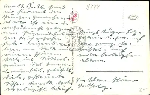 Ak Rittersgrün Breitenbrunn im Erzgebirge, Bezirks Jugendherberge