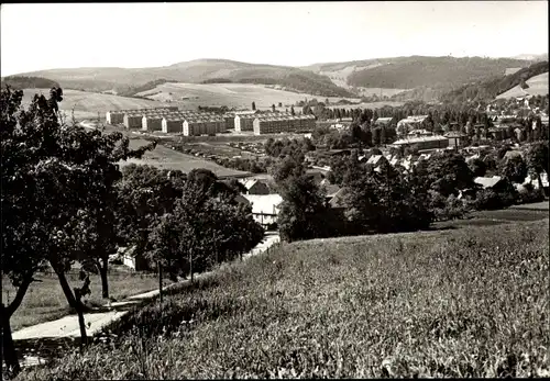 Ak Raschau im Erzgebirge, Teilansicht, Wohnsiedlung