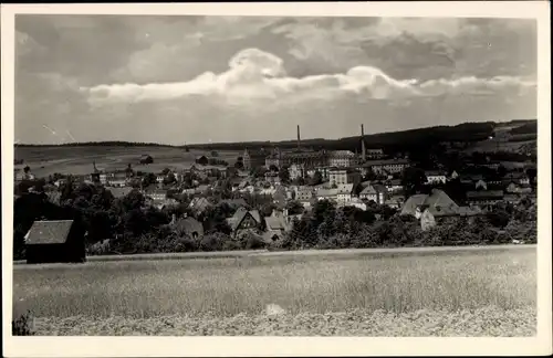 Ak Grünhain Beierfeld im Erzgebirge Sachsen, Panorama