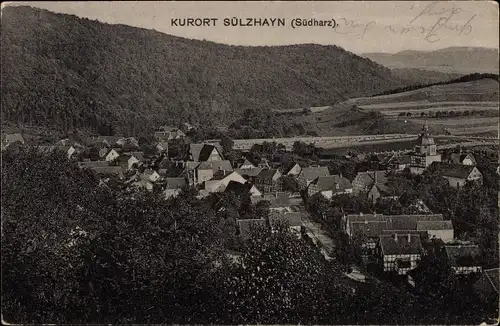 Ak Sülzhayn Ellrich Thüringen, Panorama