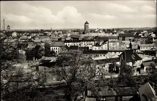 Ak Eilenburg an der Mulde Sachsen, Panorama der Stadt, Turm