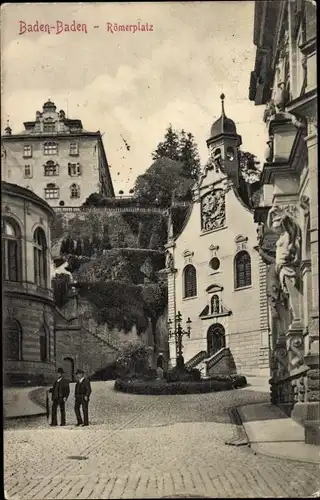 Ak Baden Baden am Schwarzwald, Römerplatz