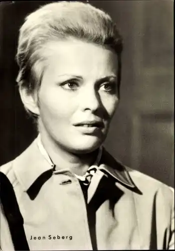 Ak Schauspielerin Jean Seberg, Portrait, Film Eine merkwürdige Liebe