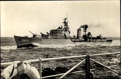 Ak Niederländisches Kriegsschiff, Hr. Ms. Zeeland, Onderzeebootjager A Klasse D 809