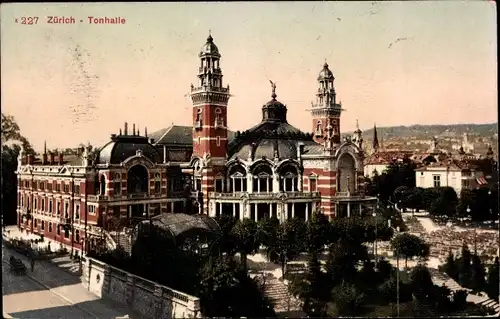 Ak Zürich Stadt Schweiz, Tonhalle