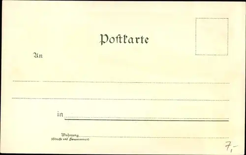 Litho Leipzig in Sachsen, Markthalle, Pleissenburg, Panorama