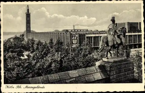 Ak Köln am Rhein, Messegelände, Denkmal
