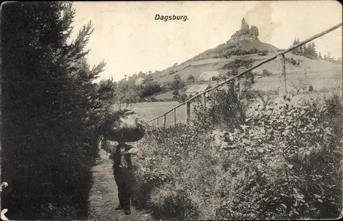Ak Dagsburg Dabo Lothringen Moselle, Landschaft