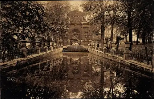 Ak Paris VIII, Jardin du Luxembourg, Fontaine de Medicis