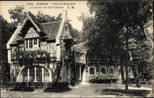 Ak Paris XVI Passy, Bois de Boulogne, La Ferme du Pre Catelan