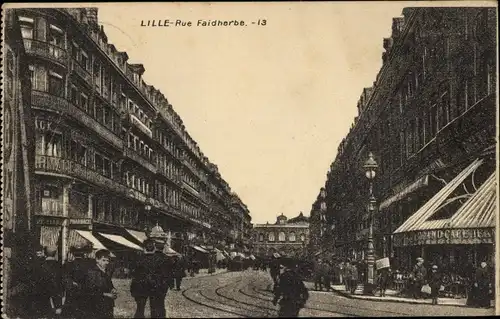 Ak Lille Nord, Rue Faidherbe