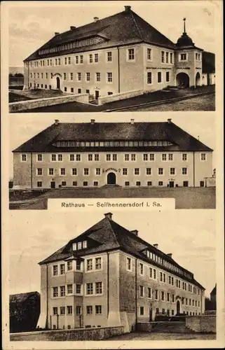 Ak Seifhennersdorf in Sachsen, Rathaus