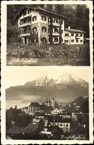 Foto Ak Berchtesgaden in Oberbayern, Villa Achental, Panorama