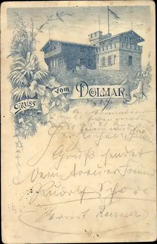 Litho Kühndorf in Thüringen, Großer Dolmar, Gasthaus