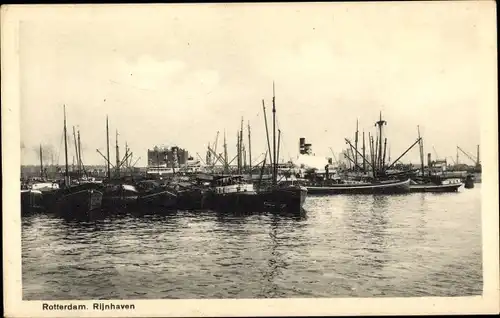 Ak Rotterdam Südholland Niederlande, Rijnhaven