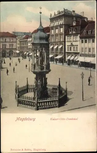 Ak Magdeburg, Kaiser Otto Denkmal