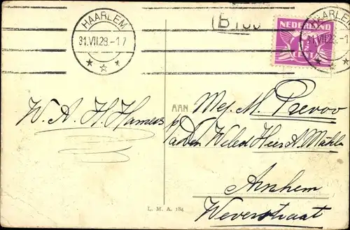 Ak Haarlem Nordholland Niederlande, R. K. Kathedraal St. Bavo
