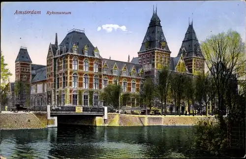 Ak Amsterdam Nordholland Niederlande, Rijksmuseum