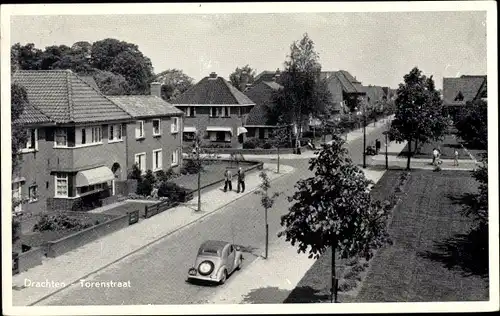 Ak Drachten Friesland Niederlande, Torenstraat