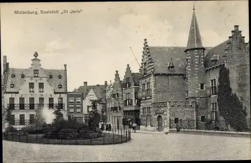 Ak Middelburg Zeeland Niederlande, Societeit St Joris