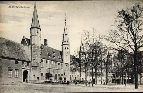 Ak Middelburg Zeeland Niederlande, Abdij