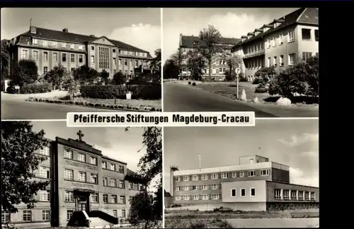 Ak Cracau Magdeburg in Sachsen Anhalt, Pfeiffersche Stiftungen, Handwerkerheim, Mütterhaus