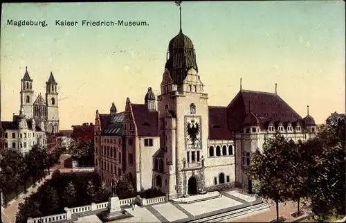 Ak Magdeburg an der Elbe, Kaiser Friedrich Museum