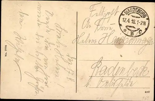 Ak Magdeburg, Luisengarten