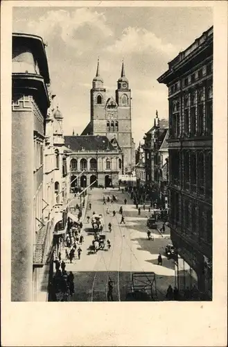Ak Magdeburg an der Elbe, Alter Markt, Johanniskirche