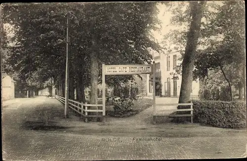 Ak Rolde Drenthe Niederlande, Familienhotel