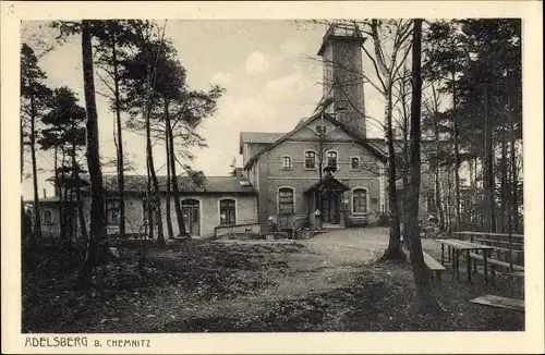 Ak Adelsberg Chemnitz in Sachsen, Adelsbergturm