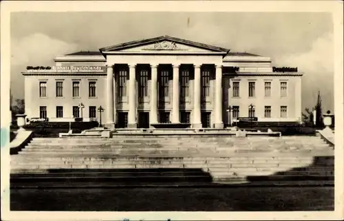 Ak Karl Marx Stadt Chemnitz Sachsen, Kulturpalast der Werktätigen, Außenansicht