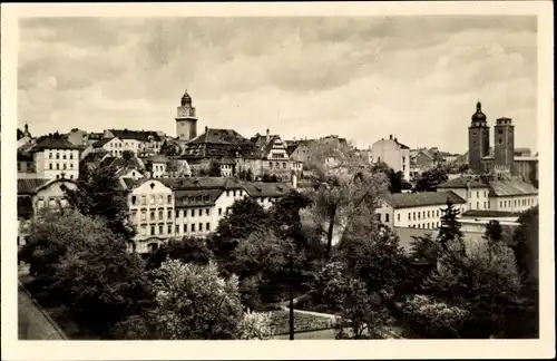 Ak Plauen im Vogtland, Johanniskirche, Rathausturm