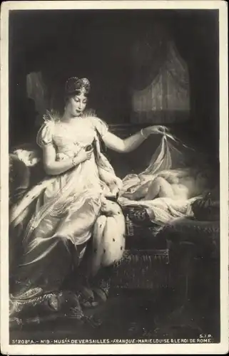 Künstler Ak Franque, Marie Louise et le Roi de Rome