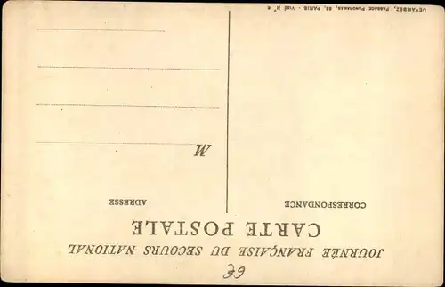 Künstler Ak Marianne, französischer Soldat, Zivilisten, Kriegsnot, I WK