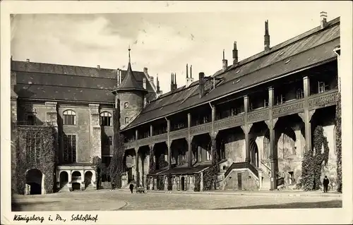 Ak Kaliningrad Königsberg Ostpreußen, Schlosshof