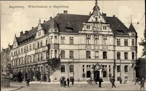 Ak Magdeburg an der Elbe, Wilhelmahaus