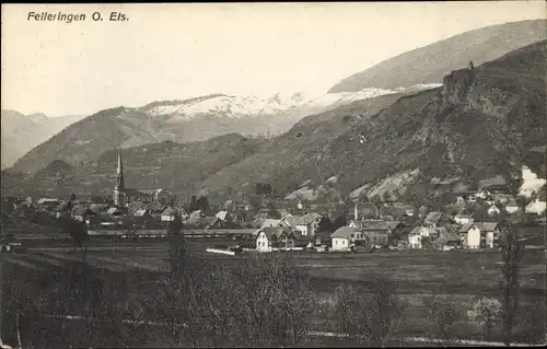 Ak Fellering Felleringen Elsass Haut Rhin, Gesamtansicht