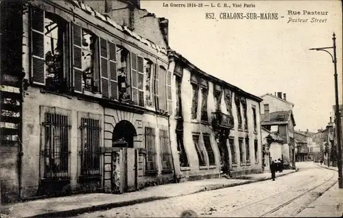 Ak Chalons sur Marne, Rue Pasteur