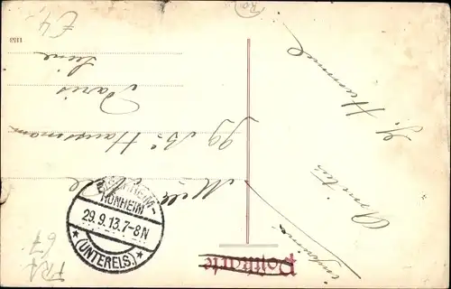 Ak Hœnheim Bas-Rhin, Partie am Kanal