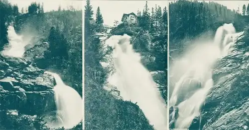 Klapp Ak Krimml in Salzburg, Krimmler Wasserfälle