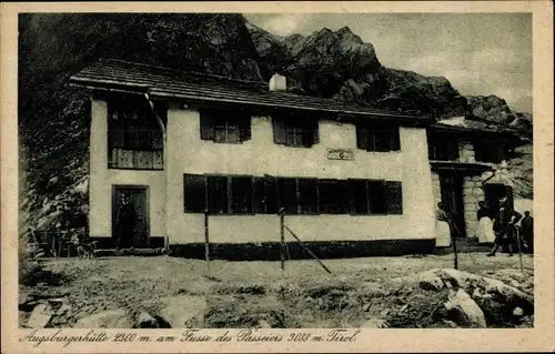 Ak Tirol, Augsburgerhütte am Fusse des Passeiers