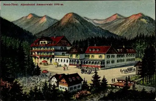 Ak Reutte in Tirol, Hotel Ammerwald