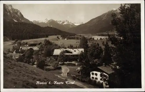 Ak Rieden bei Reutte in Tirol, Teilansicht