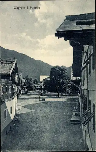 Ak Wagrein Wagrain im Pongau Salzburg, Straßenpartie