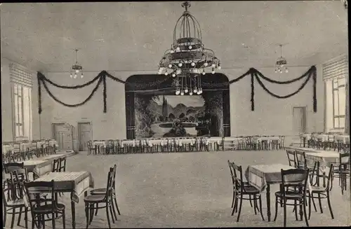 Ak Mahlow Blankenfelde, Saal im Restaurant Flora Park